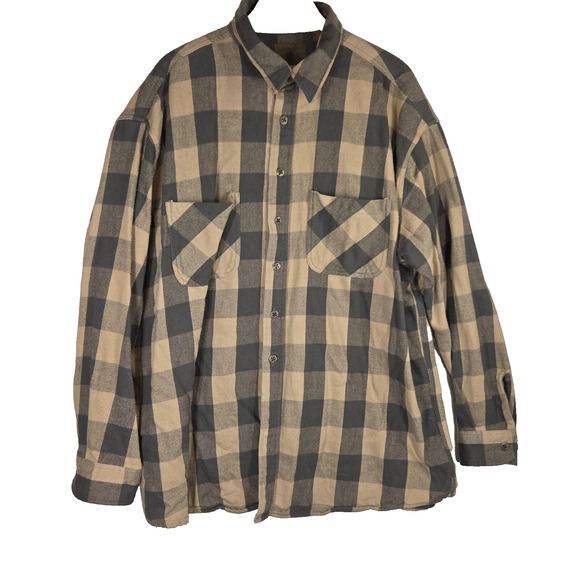 St. John's Bay Other - St Johns Bay Shacket Shirt Mens XXLT Flannel Button Up Workwear Heavyweight